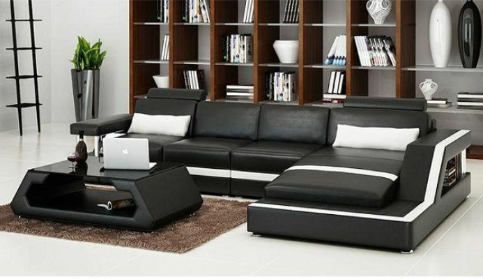 LEATHER SOFA XXL LEATHER SUITE CORNER SOFA UPHOLSTERY LIVING ROOM SUITE L SHAPE HH4