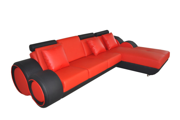 Design sofa couch corner leather corner suite corner landscape upholstery L shape