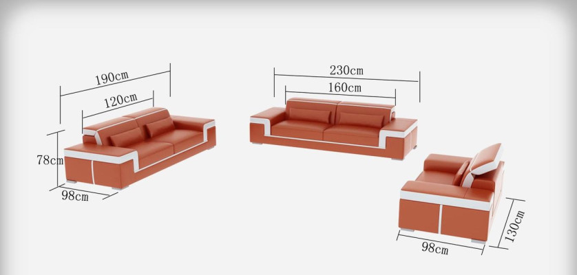 Leather sofa set 3+3 seater sofa couch upholstery set sofa set