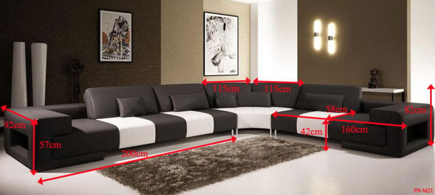 Stylish design and ultimate comfort with our large L-shaped corner sofa.