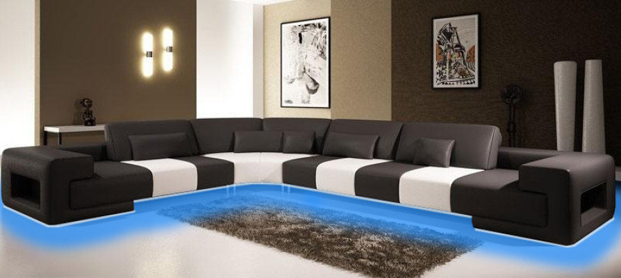 Stylish design and ultimate comfort with our large L-shaped corner sofa.