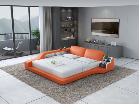 Designer bed upholstered bed luxury bed double bed matrimonial bed beds 140/160/180 cm