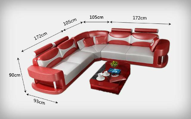 Living room landscape upholstered corner sofa couch set landscape leather textile new!
