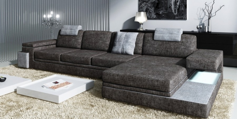 Design leather sofa couch upholstery living landscape corner decor suite corner