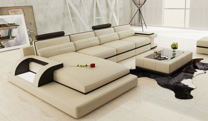 Corner sofa set upholstery sofa couch living room landscape corner seat fabric leather