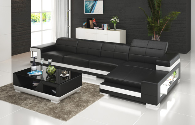 Sofa leather sofa couch living landscape corner modern corner sofa design set