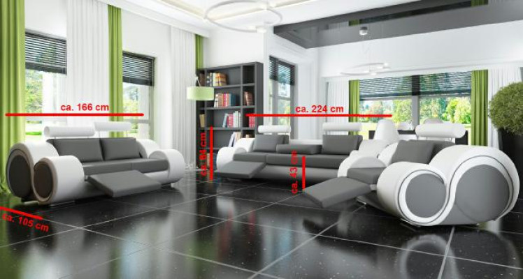 Sofa upholstery 3+2 seat designer sofa leather sofa color choice couch set black