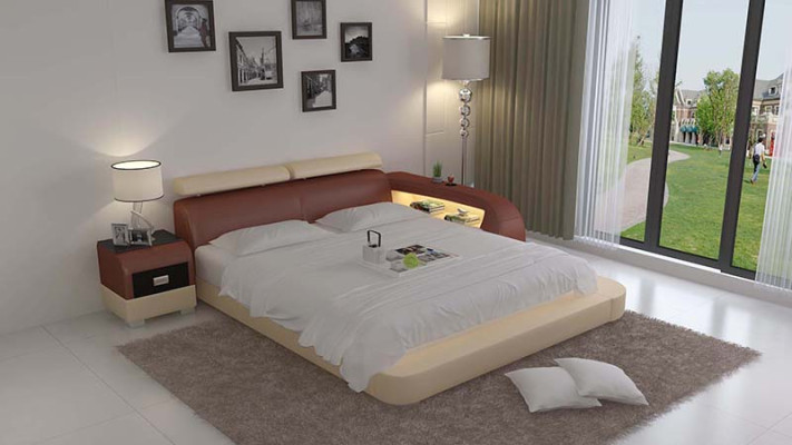 Designer upholstered bed, luxury bed, double bed, matrimonial bed, beds 140/160/180 cm