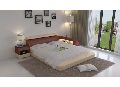 Designer upholstered bed, luxury bed, double bed, matrimonial bed, beds 140/160/180 cm