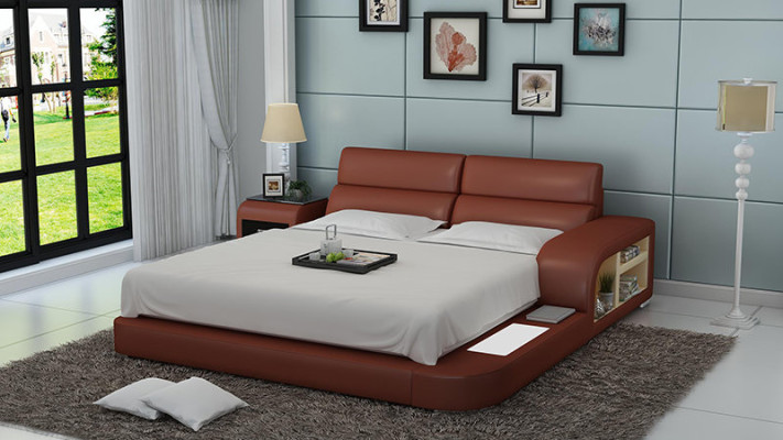 Designer bed upholstered bed luxury bed double bed marriage bed beds 140/160/180 LB8805