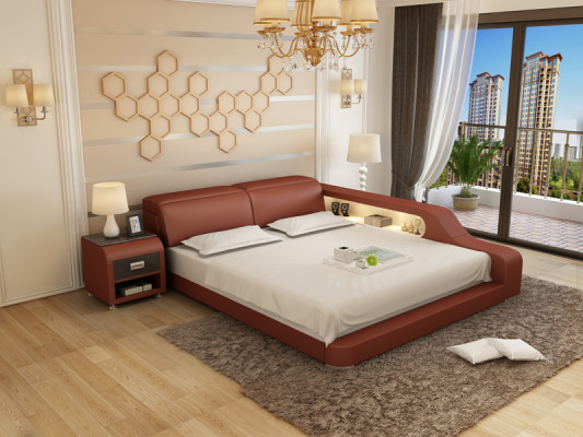 Designer upholstered bed, luxury bed, double bed, matrimonial bed, beds 140/160/180 cm