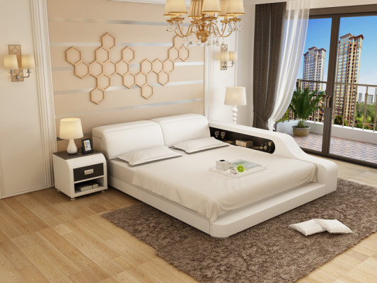 Designer upholstered bed, luxury bed, double bed, matrimonial bed, beds 140/160/180 cm