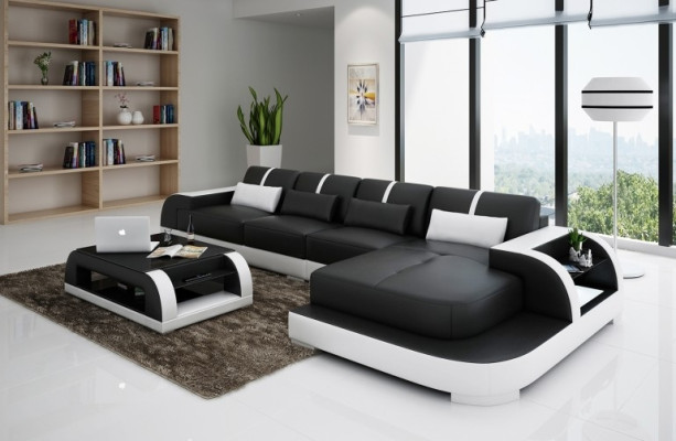 Elegance meets comfort: the ultimate L-shaped sofa for your modern living room.