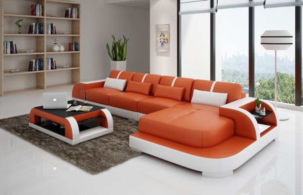 Elegance meets comfort: the ultimate L-shaped sofa for your modern living room.