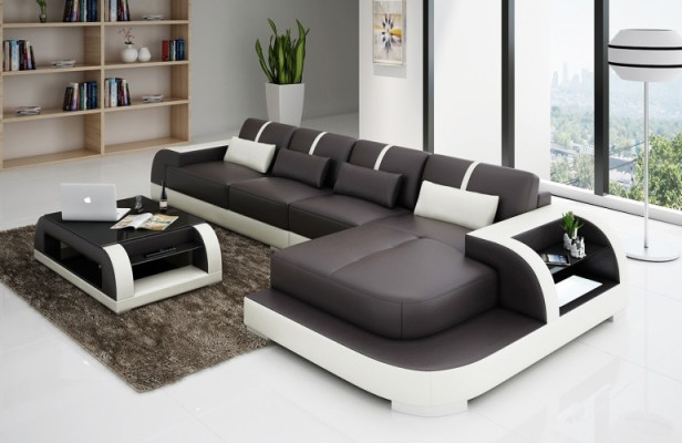 Elegance meets comfort: the ultimate L-shaped sofa for your modern living room.