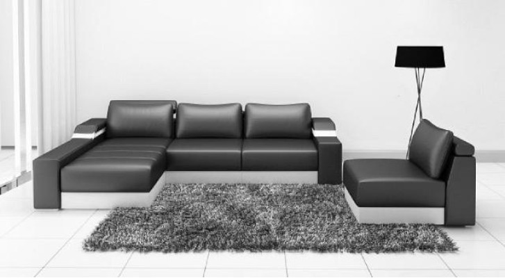 Corner sofa corner sofa couch upholstery leather set living area chaise lounge