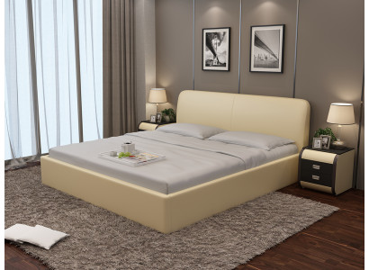 Bed with USB padded bed luxury bed double bed marital bed beds 140/160/180 cm