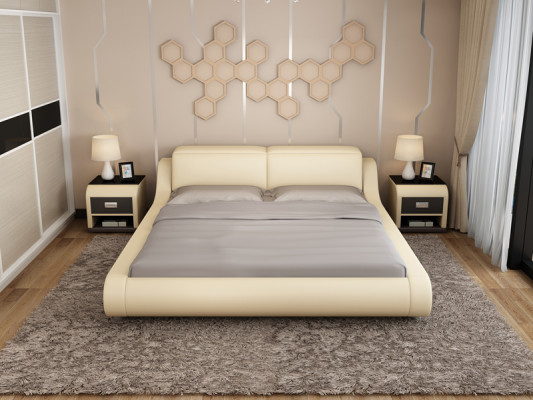 Designer bed upholstered bed luxury bed double bed marital bed beds 140/160/180 cm