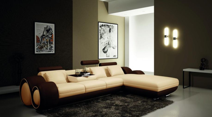 Exclusive living environment with our luxurious L-shaped corner sofa.