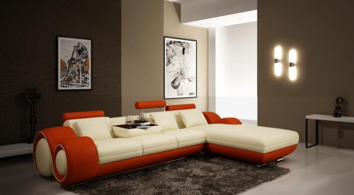 Exclusive living environment with our luxurious L-shaped corner sofa.