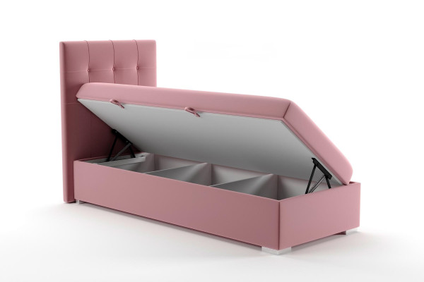 Luxury Box Spring Bed Hotel Beds Upholstered Functional Bed Frame 90x200cm