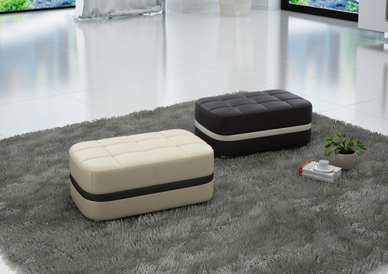 Design upholstered stool footstool ottoman seat padded pouffe