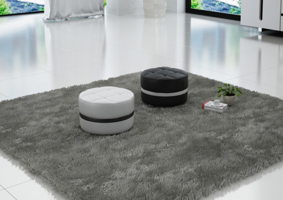 Designer upholstered stool footstool ottoman seat padded pufa FT003