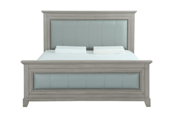 Double bed bedroom hotel marriage luxury bed 2x nightstand 3-piece set
