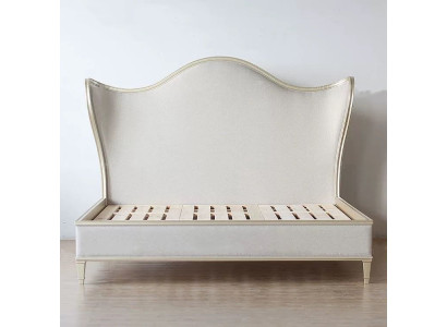 Wood design bed double luxury marriage modern hotel frame sleeping room