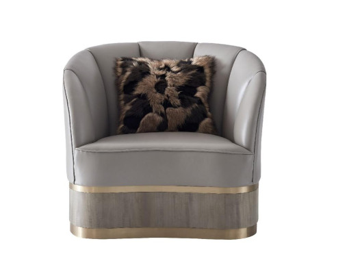 Armchair Designer Chair Upholstery Relax Fabric Textile Leather Lounge Club Single Seater New
