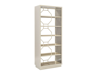 Regal partition shelves sideboard vitrine stainless steel wood luxury furniture