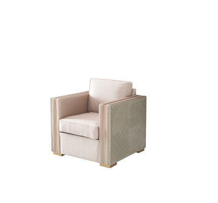 Designer living room furniture armchair single-seater upholstered sofa couch