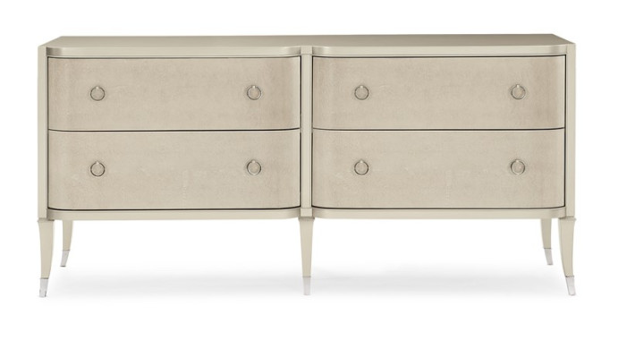 Modern chest of drawers luxury Italian design furniture upholstery wood console sideboard low