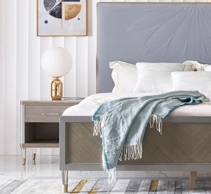 Bedside table luxury wood bedside tables consoles night modern style