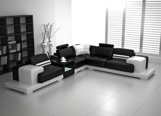 Leather sofa couch living landscape corner sofa corner suite design modern sofa with USB new