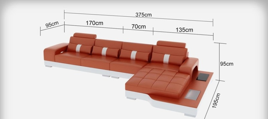 Discover comfort and style with our modern cushioned L-shaped sectional sofa.