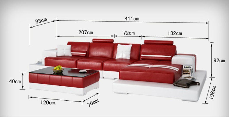 Exclusive Elegant L-Shaped Corner Sofa Red Design for Stylish Living Spaces