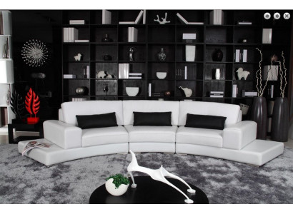 Leather sofa with USB living area corner sofa corner ensemble design modern sofa A1130