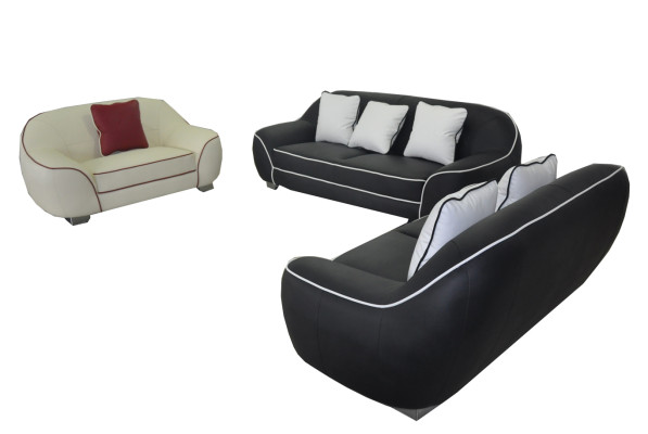 XXL Couch Corner Sofa Lounge Set Design Modern Sofa Suite 3+2+1 F3013
