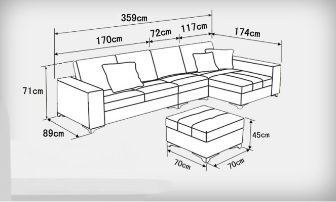Leather sofa, couch, USB living landscape sectional sofa suite, modern design, new K5005