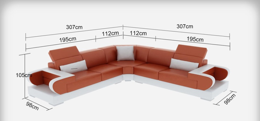 Discover luxury and comfort with our exclusive L-shaped designer.