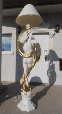 Floor lamp standing light lamp design figure sculpture 200cm new