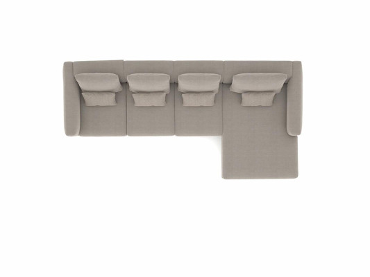 Living room corner set sofa couch L-shape upholstery furniture new