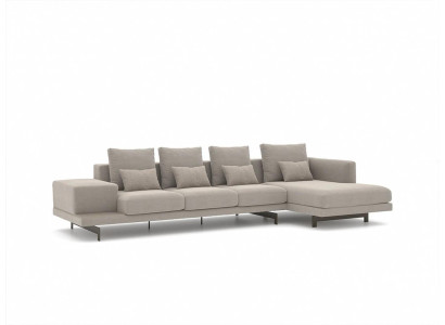Luxury Furniture Modern Set Corner Sofa L-Shape Designer Furnishings Upholstered Furniture