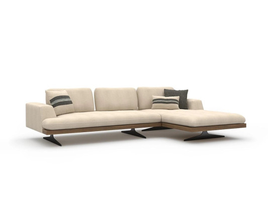 White luxury corner sofa L-shape living room modern sofa relax designer furnishings