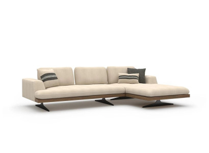 White luxury corner sofa L-shape living room modern sofa relax designer furnishings