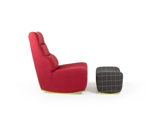 Living Room Set 2-piece Armchair with Stool Seating Modern Furnishings