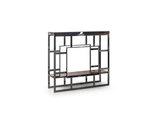 Console table wood table stainless steel console luxury living room design