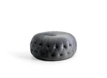 Design upholstered Chesterfield stool footstool ottoman seat living room