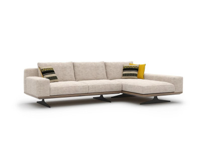 Corner sofa, designer sofa, L-shaped set, couch, living room, upholstery, textile, new